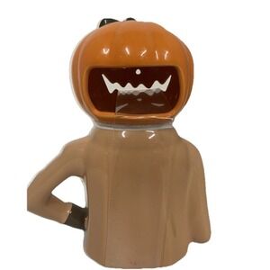 New Disney Parks Headless Horseman Jack-O-Lantern Ceramic Mug & Lantern Set